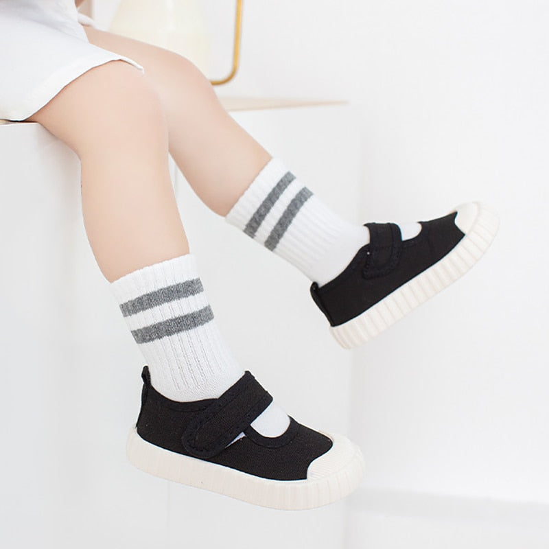 New Toddler Kids Cotton Soft Tube Color Socks
