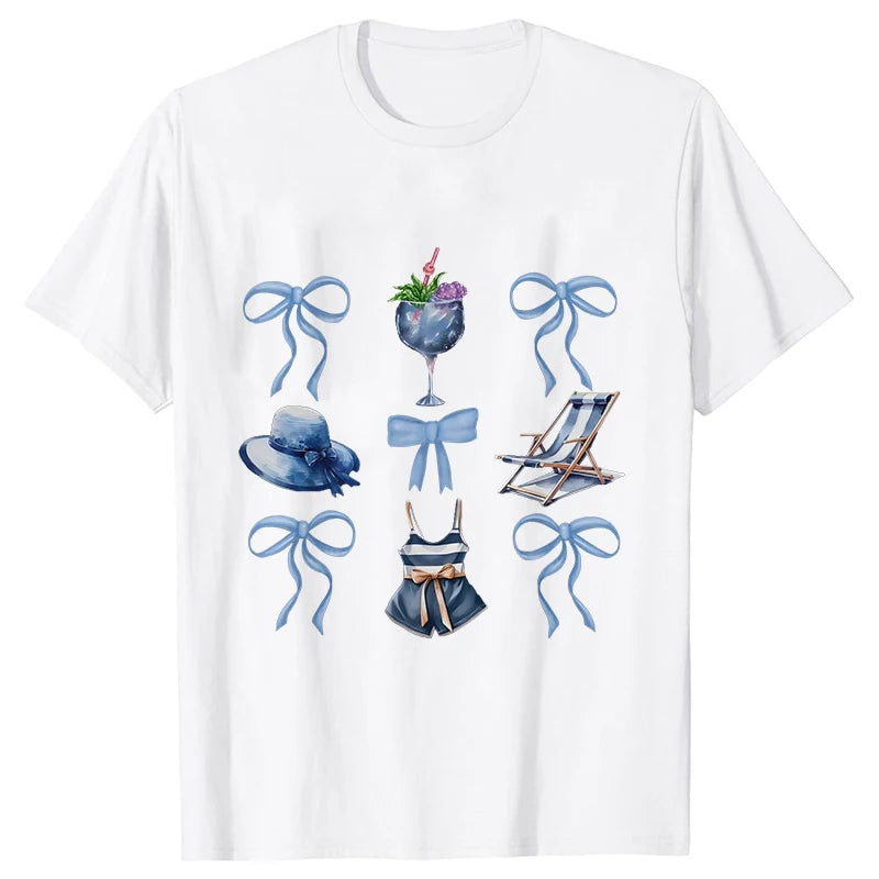 María T-Shirts Girls Friends Single Farewell Party Summer Coastal