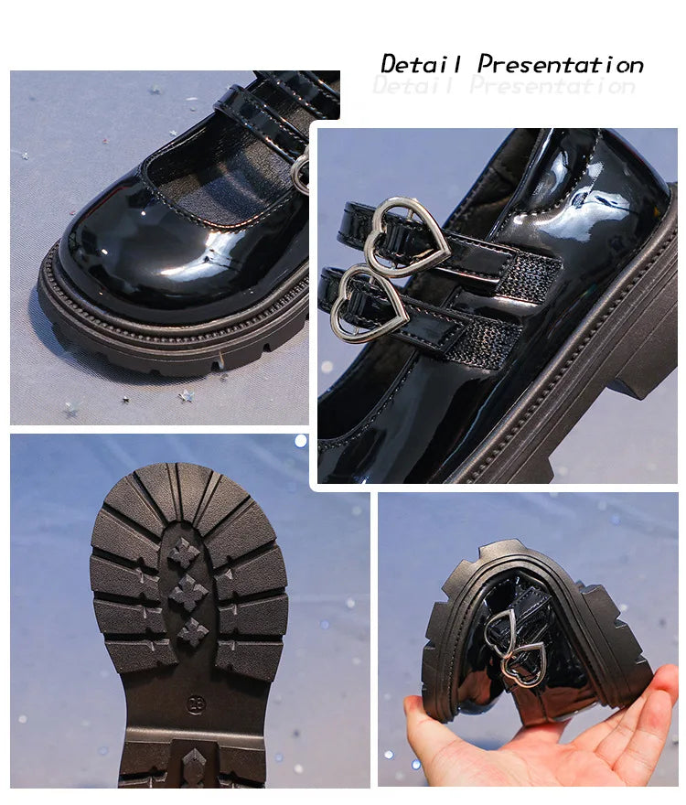 Fashion Girls Shoe 2025 Winter New Girls Soft Soled Loafers Retro Flat Versatile Girl Board Shoe