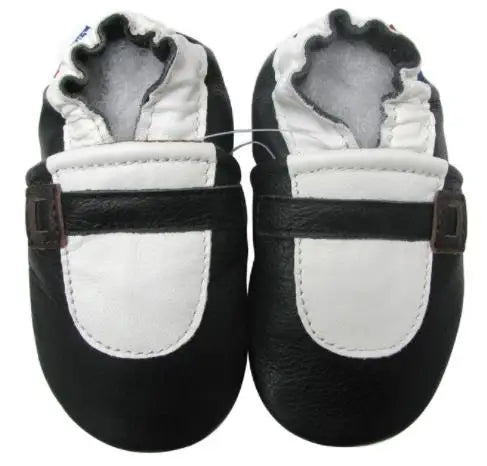 003Carozoo Newborn Baby Shoes Infant Shoes Slippers Soft Leather Baby Boys First-Walkers Girl Shoes