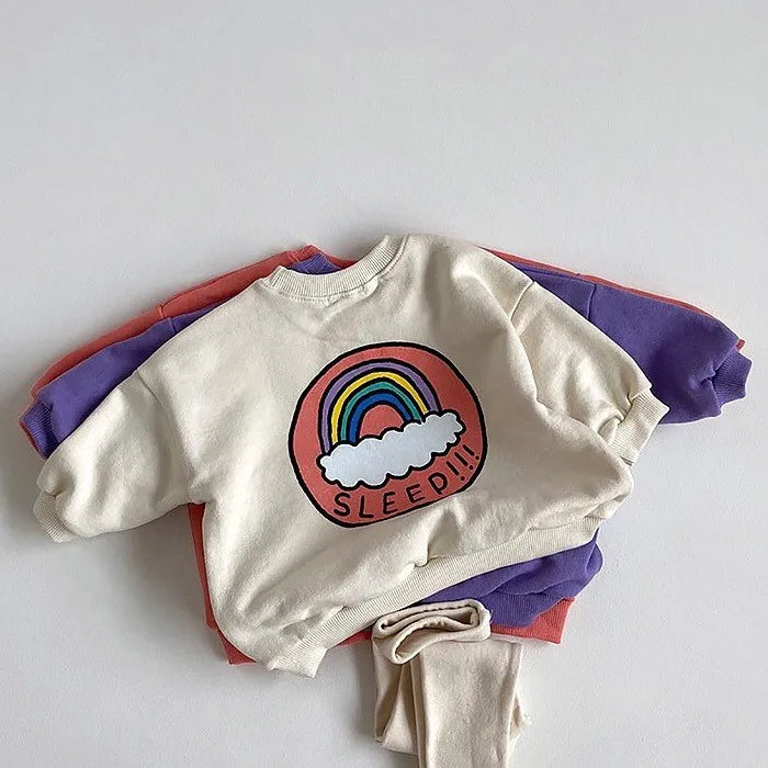 Francis Printed Cartoon Long Sleeve Sweater