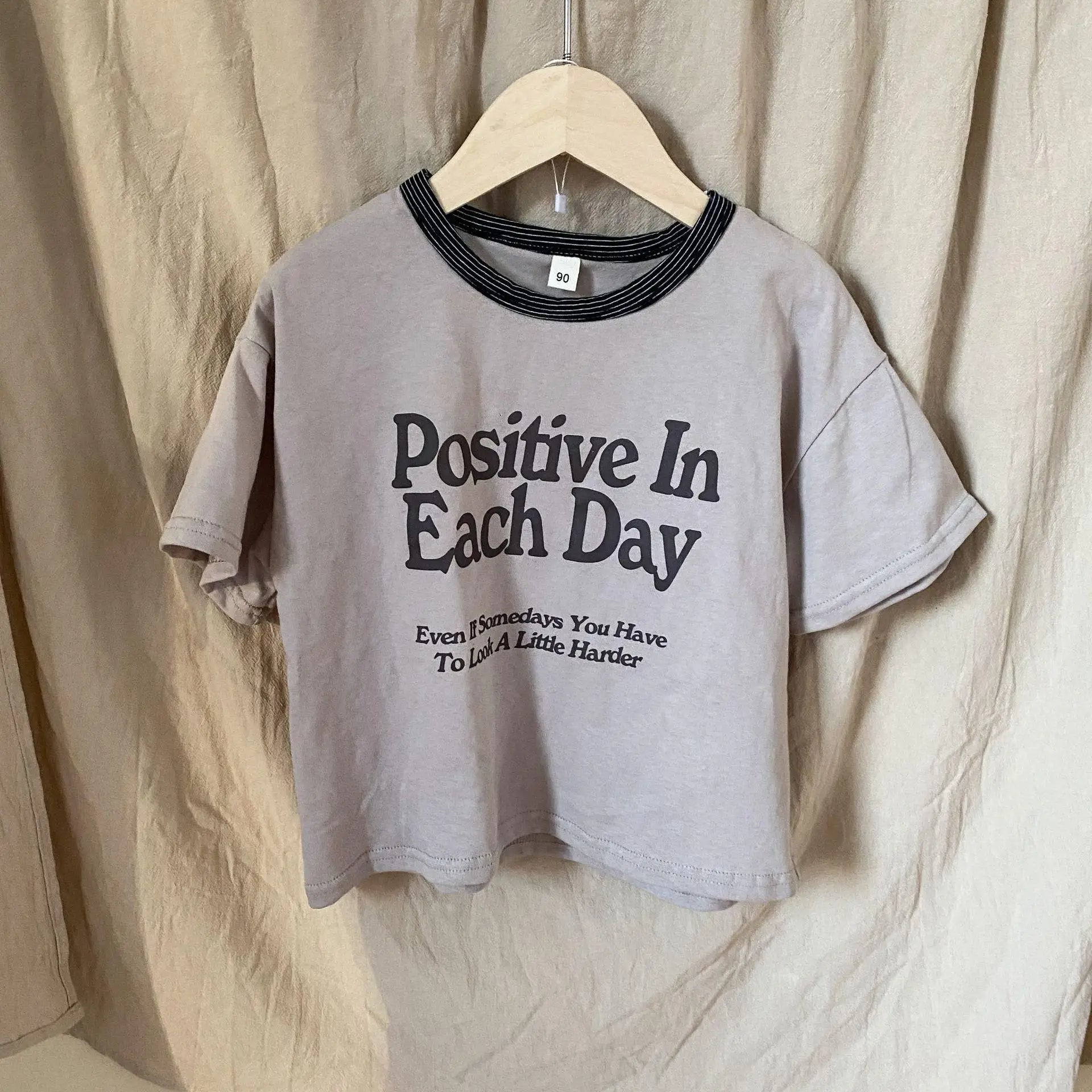 Piero Loose Boy Letter Print Short Sleeves T-shirt - GuGuTon baby store - Baby Fashion - Toddlers Outfits - Babies Outfits - Toddler Clothes - Kids Clothing - Newborn Clothes - Newborn Wear - Kids Wear - Trending Clothes - Trending Outfits - Fall Fashion - Winter Fashion - Girls Clothes - Boys Clothes - Babies Wear - Kids Accessories - KidsWear - Summer Clothes - Summer Fashion - Summer Trend - Falls Sweaters - Tops - Bottom - Jeans - Blouse - Dresses - Newborn Dresses - Toys