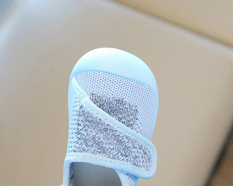 Baby Boys Girls Walking Shoes Spring Autumn Kids Casual Shoes Mesh Children Soft Sole Anti Slip Infant Newborn Knitted Shoes