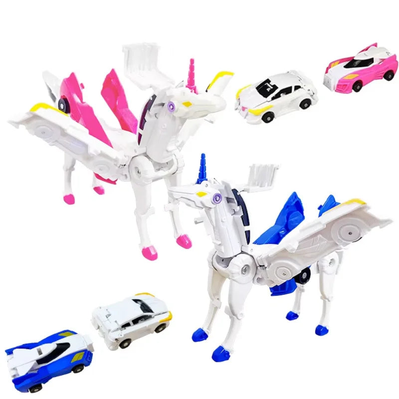 Tianyi Magic Pegasus Unicorn Magnetic Absorption Collision Deformation Car