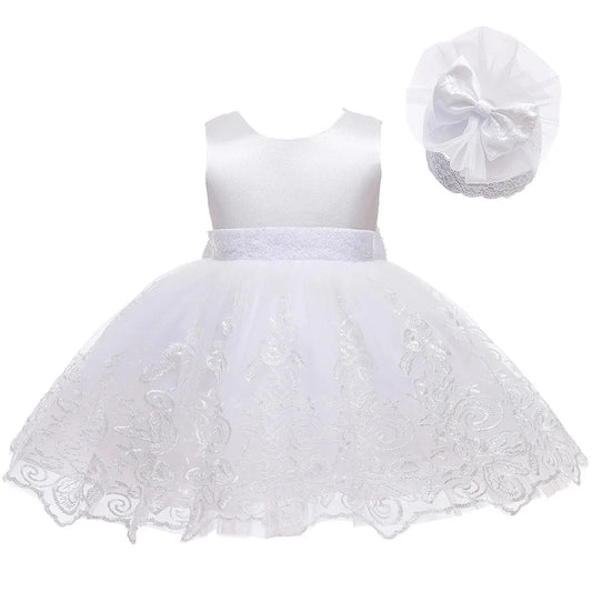 Baby Girls Princess Dress Baby Baptism Dress Toddler Easter Costume Children Evening Party Dress