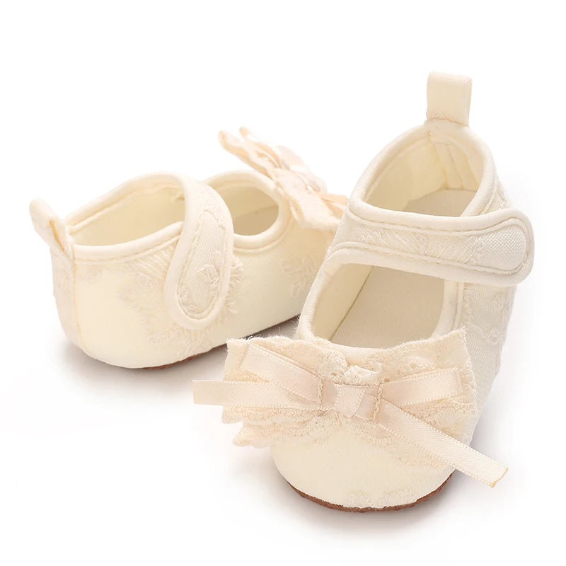 0-18 Months Newborn Baby Girl Walking Shoes Princess Shoes Little Baby Soft Bottom Anti Drop Girls Toddler Shoes