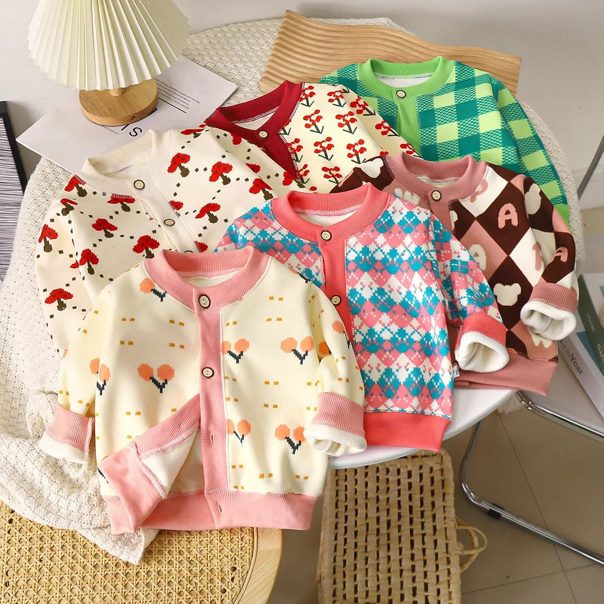 Isabella Must-have Thick Warm Cardigan Autumn and Winter - GuGuTon baby store - Baby Fashion - Toddlers Outfits - Babies Outfits - Toddler Clothes - Kids Clothing - Newborn Clothes - Newborn Wear - Kids Wear - Trending Clothes - Trending Outfits - Fall Fashion - Winter Fashion - Girls Clothes - Boys Clothes - Babies Wear - Kids Accessories - KidsWear - Summer Clothes - Summer Fashion - Summer Trend - Falls Sweaters - Tops - Bottom - Jeans - Blouse - Dresses - Newborn Dresses - Toys
