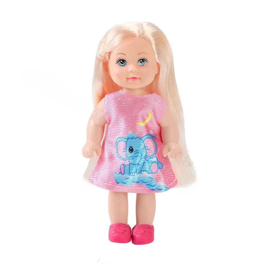 Multi style set with optional mini baby palm dolls, girl player toys, gifts