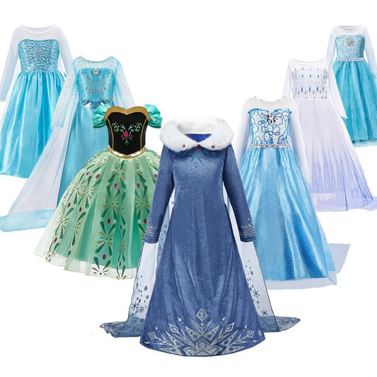 Elena Snow Queen Rapunzel Belle Cinderella Jasmine Fancy Disguise