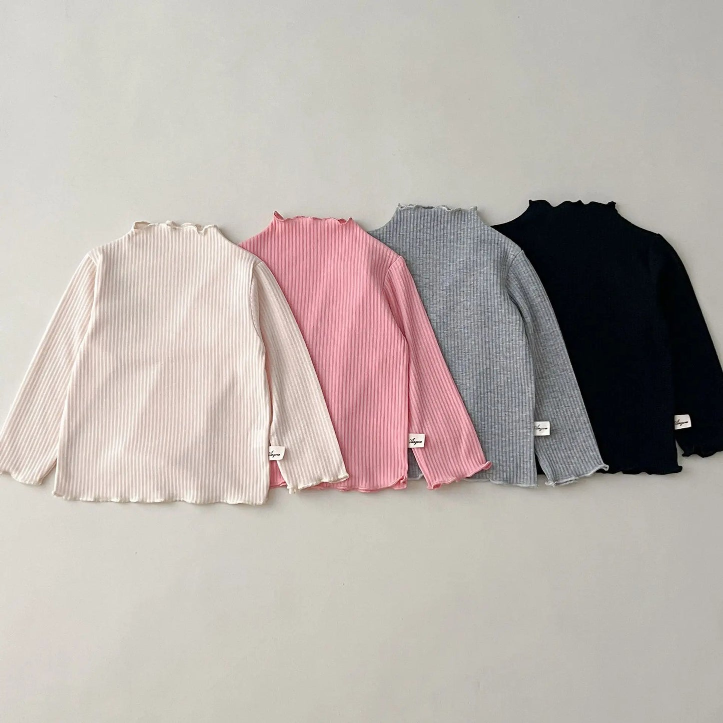 Claudia Long Sleeves Bottoming Solid Casual Top