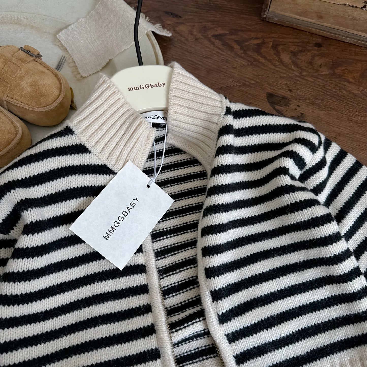 Leandro Fashion Simple Stripe Knitted Sweater