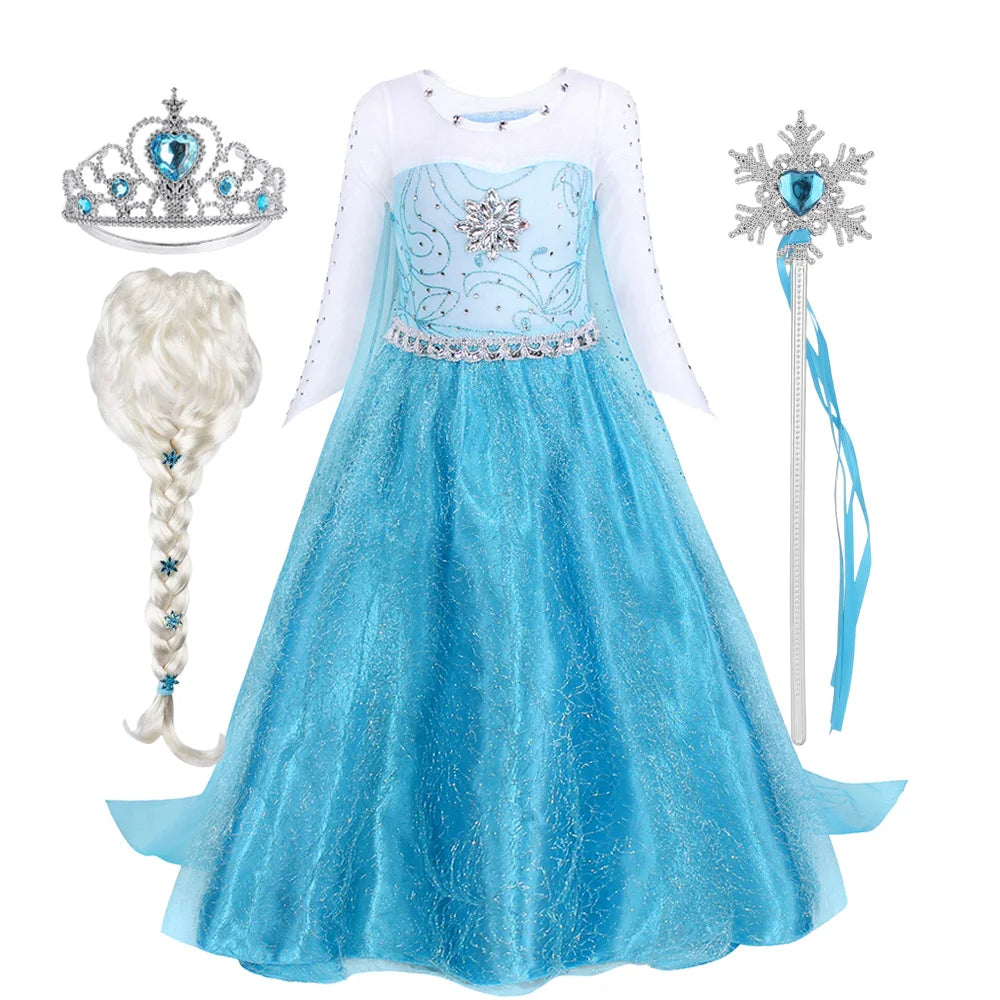 Elsa Princess Costume for Girls - Perfect for Parties