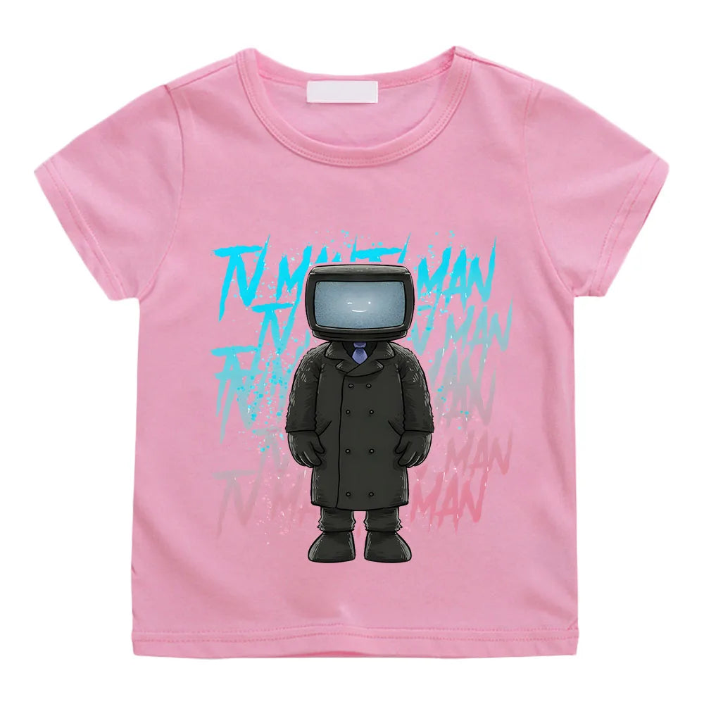 Nabil Short Sleeve Speakerman Print Child Tees - GuGuTon baby store - Baby Fashion - Toddlers Outfits - Babies Outfits - Toddler Clothes - Kids Clothing - Newborn Clothes - Newborn Wear - Kids Wear - Trending Clothes - Trending Outfits - Fall Fashion - Winter Fashion - Girls Clothes - Boys Clothes - Babies Wear - Kids Accessories - KidsWear - Summer Clothes - Summer Fashion - Summer Trend - Falls Sweaters - Tops - Bottom - Jeans - Blouse - Dresses - Newborn Dresses - Toys