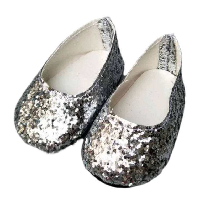 Baby Doll Shoes for 43cm Doll Shoes for 18 Inch Girl Doll Princess Shoes Toy  Accessories