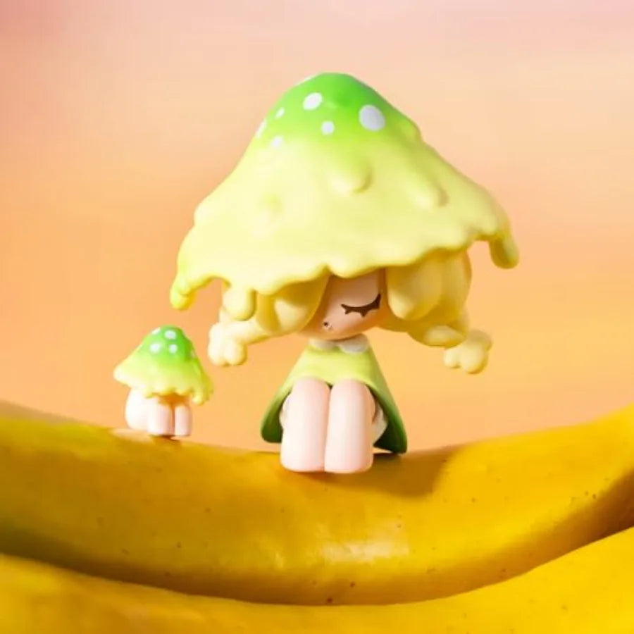 Moogutong Little Mushroom Girl Series Contains 1 Figure,Blind Box Cute Figures Collectible Birthday Gift