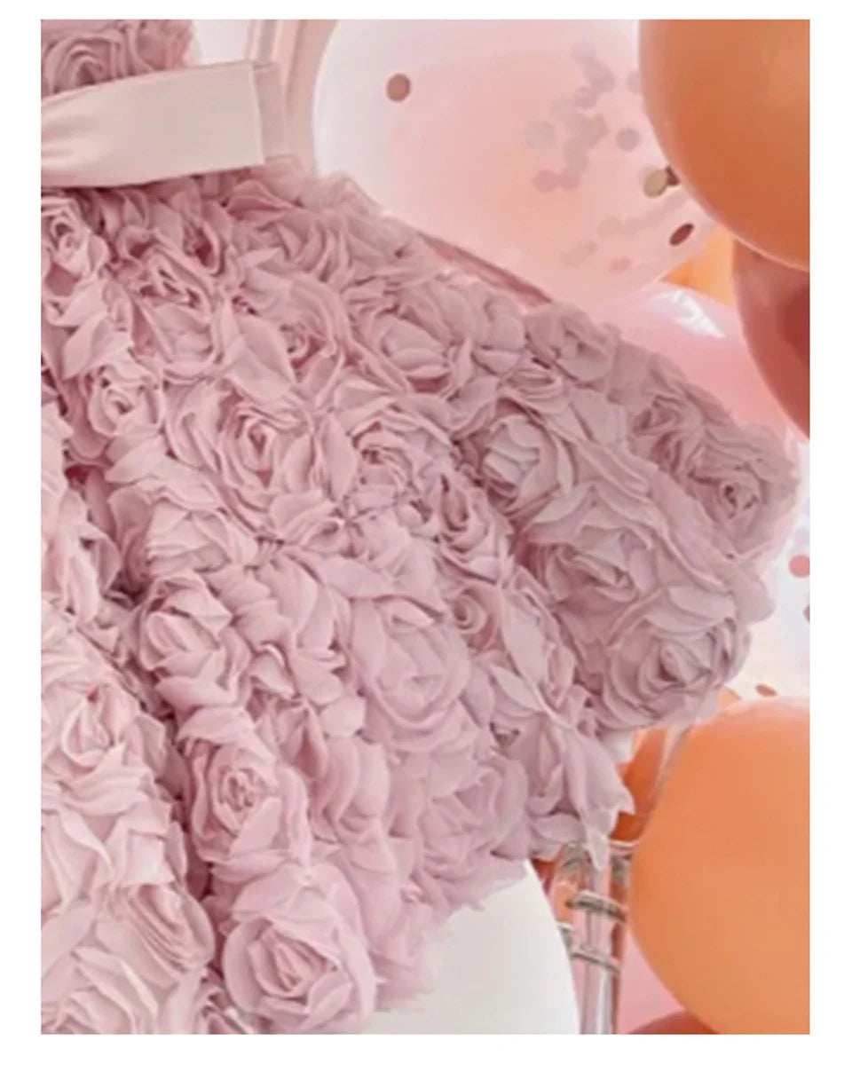 Baby Dress 2023 New Summer Girls' Dress for Children' Floral Baby Princess Tutu Dress