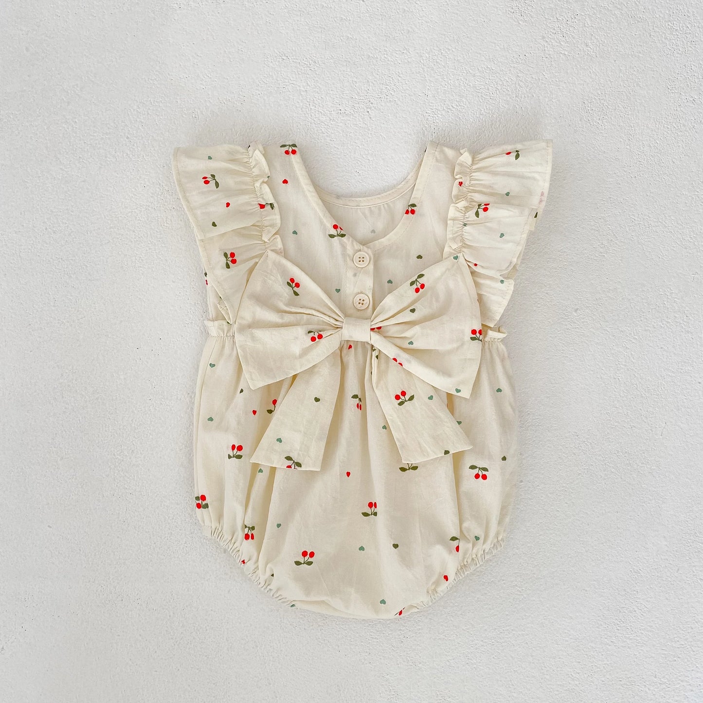 Sister Cherry Print Outfit