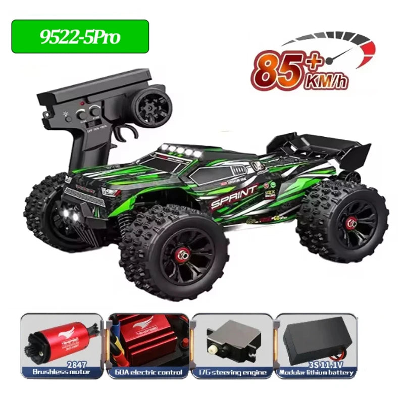 SCY 9522PRO 1:16 Brushless RC Car 85KM/H High Speed 4WD Off-Road Drift Racing Car Professional Remote Control Car vs SG116MAX