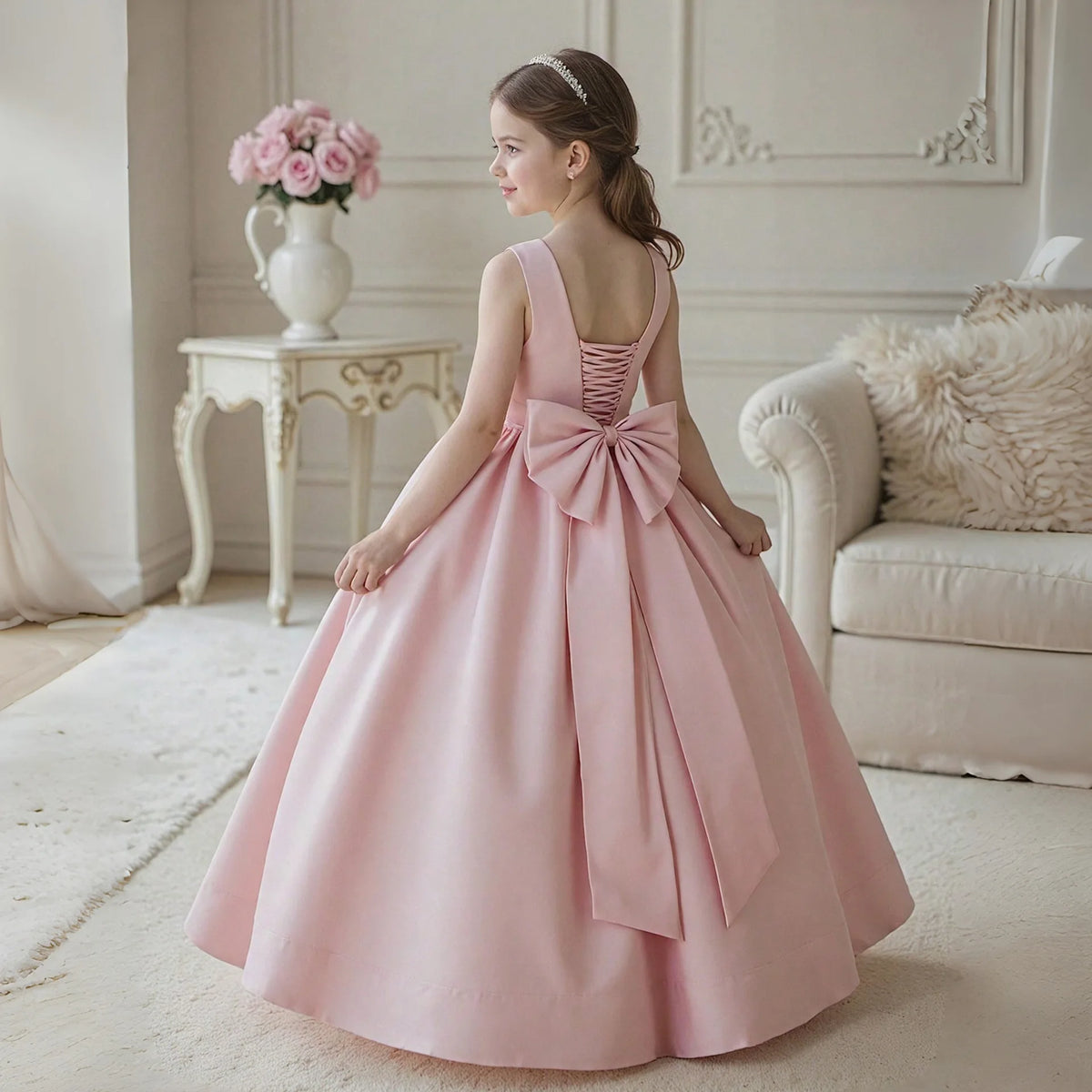Girls Party Dresses Wedding Prom Gown luxury Teenage Dresses For Girls Princess Dress