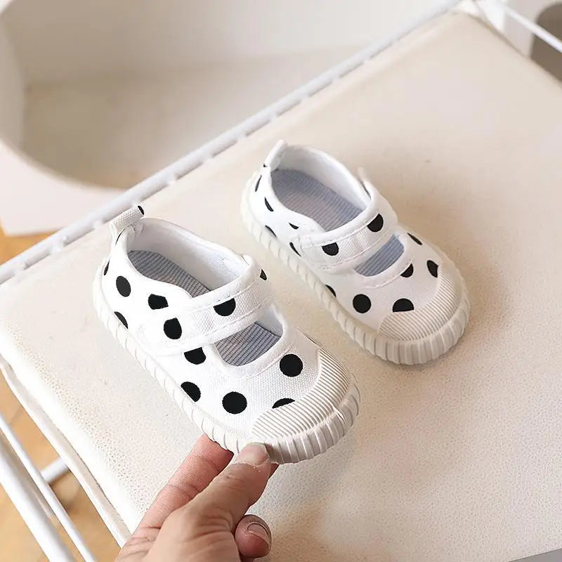2025 New Spring Baby Girl Shoes Kids Autumn Canvas Shoes