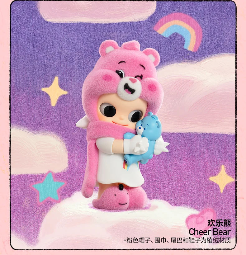 POPMART CareBears x Zsiga Series Blind Box Guess Bags Desktop Decoration Cute Anime Figure Models Gifts Blind Bag Toy Girl Gifts