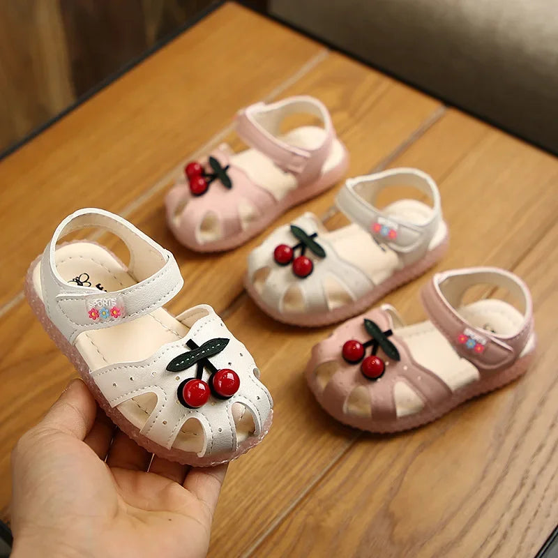 SHOE SIZE 15-25 Girls Sandal Summer Flowers Sweet Soft Children's Beach Shoes Toddler Girls Sandals Orthopedic Princess Fashion