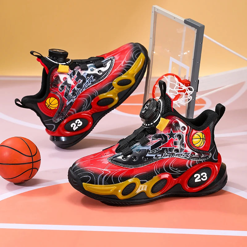 Childrens Sneakers Mesh Breathe Shock-absorbing Training  Shoes