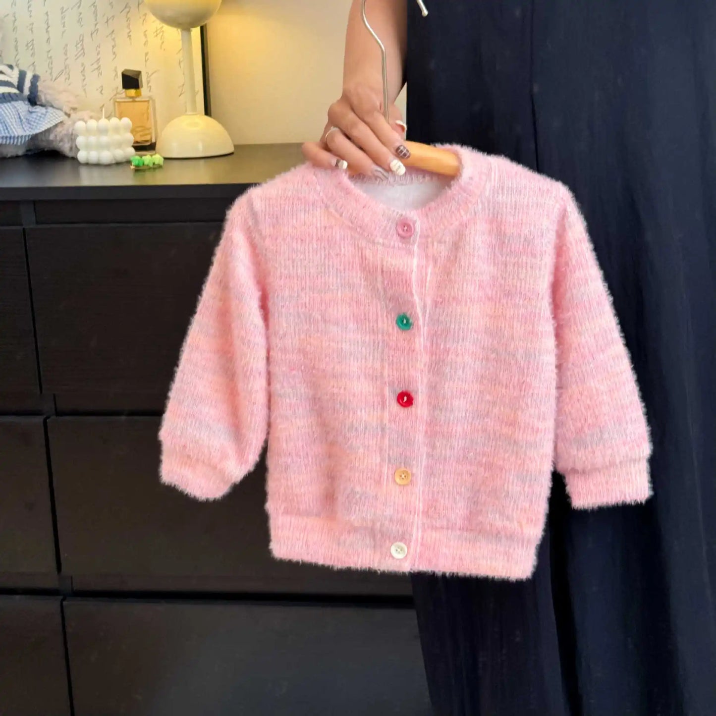 Jhonny Plush Warm Children Rainbow Sweater