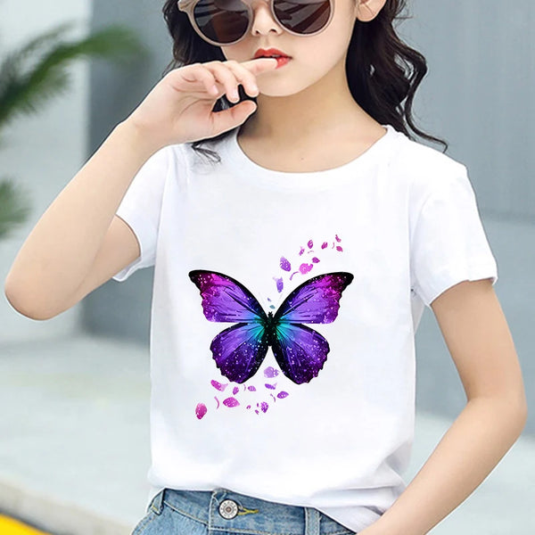 Olivia Butterfly Petal Print Girl Boy Y2K Kids