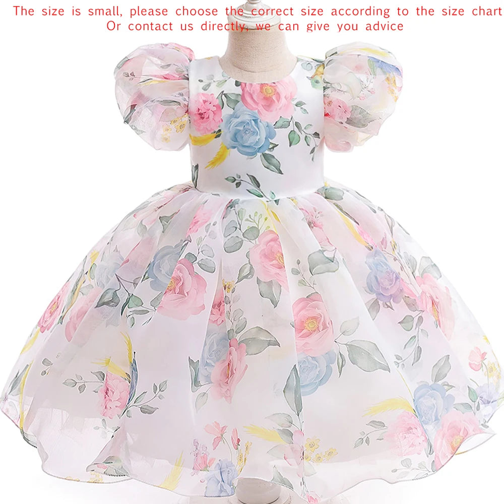 Sarah Tulle Puff Sleeve Wedding Party Kids Dresses for Girls Birthday - GuGuTon baby store - Baby Fashion - Toddlers Outfits - Babies Outfits - Toddler Clothes - Kids Clothing - Newborn Clothes - Newborn Wear - Kids Wear - Trending Clothes - Trending Outfits - Fall Fashion - Winter Fashion - Girls Clothes - Boys Clothes - Babies Wear - Kids Accessories - KidsWear - Summer Clothes - Summer Fashion - Summer Trend - Falls Sweaters - Tops - Bottom - Jeans - Blouse - Dresses - Newborn Dresses - Toys