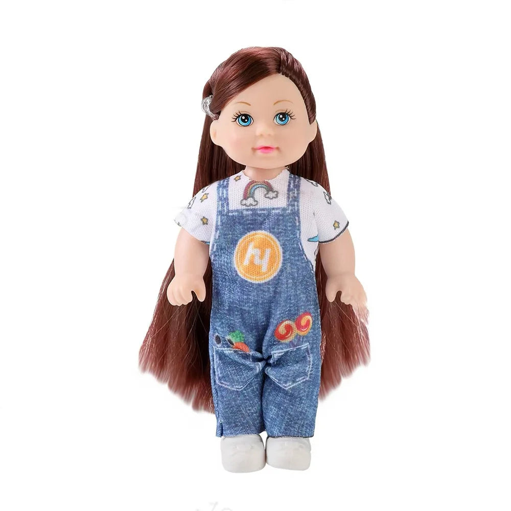 Multi style set with optional mini baby palm dolls, girl player toys, gifts