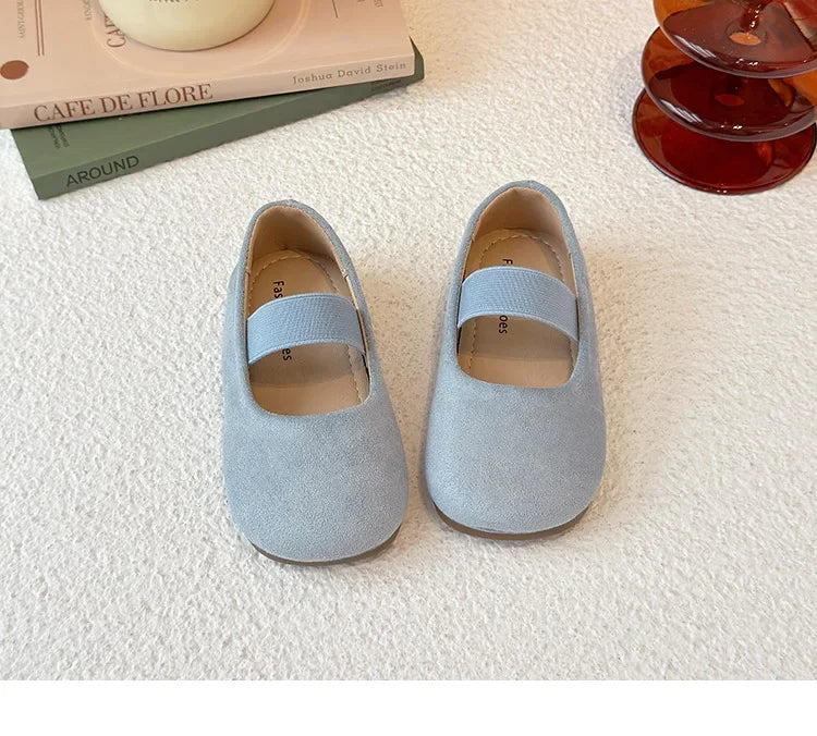 Girls Dance Performance Shoes Slip-on Kids Soild Candy Color Ins Trendy 2026 New Girls Flat Shoes