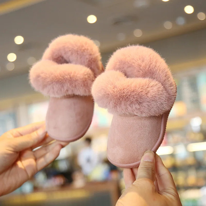 Baby Girl Shoes Snow Boots Kids Cotton Shoes Plush Warm First Walkers Non-slip Infant Boots
