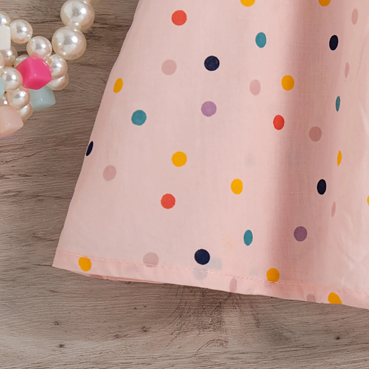 Demi Baby Girl Summer Dress with Polka Dots