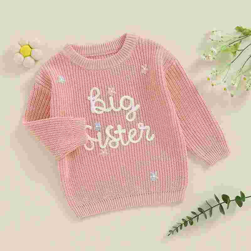 Cambria Girls Big Sister Sweater - Toddler Knit Pullover