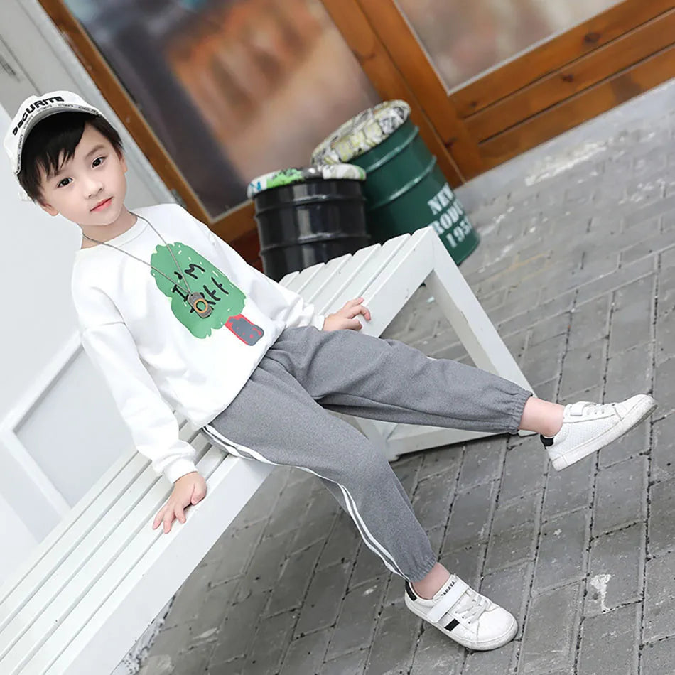 Pau Unisex Children Lounge Pants Boy Daily Wear Outdoor