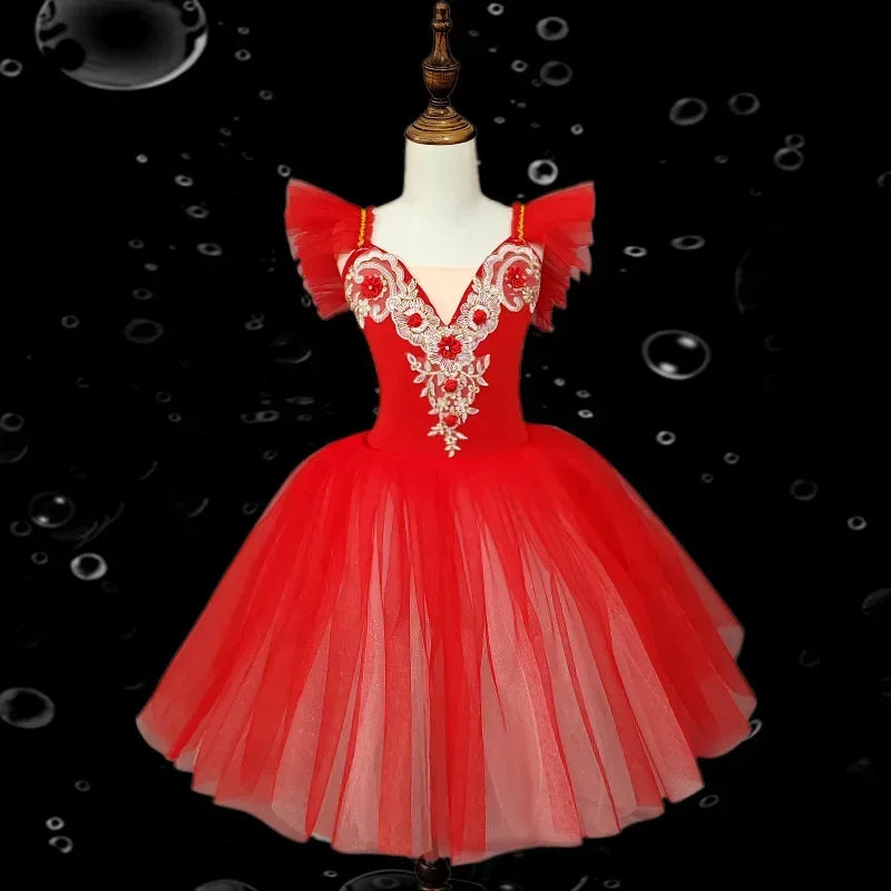 Norma Summer Ballet Dress for Girls - Kids Dance Tutu Outfit