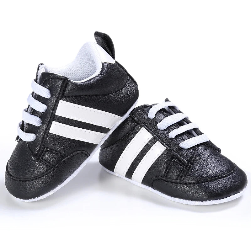 Toddler Baby Girl Shoes 0 to 3 6 9 12 18 24 Months Casual Cute Gold White Baby Boy Shoes First Walkers Soft Crib Shoes Infantil