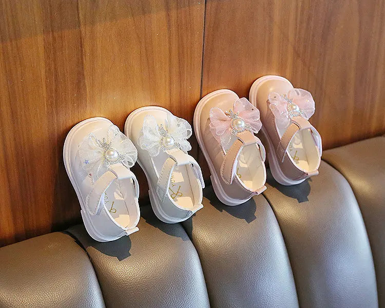 Baby Girls Shoes PU Toddler Princess Dress Shoes