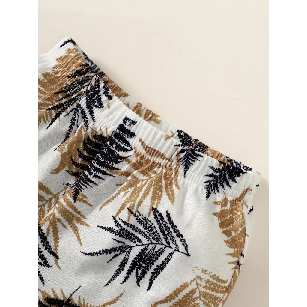 Boys Summer Clothes Set for Daily Casual Wear