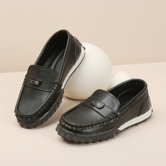Shoes Children Fashion Leather Kids Loafers Slip Boys