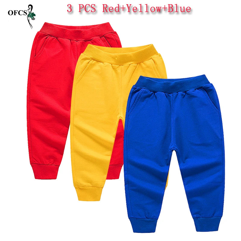 Mateo Casual Sport Pants Kids Trousers Toddler Dropshipping Solid Elastic