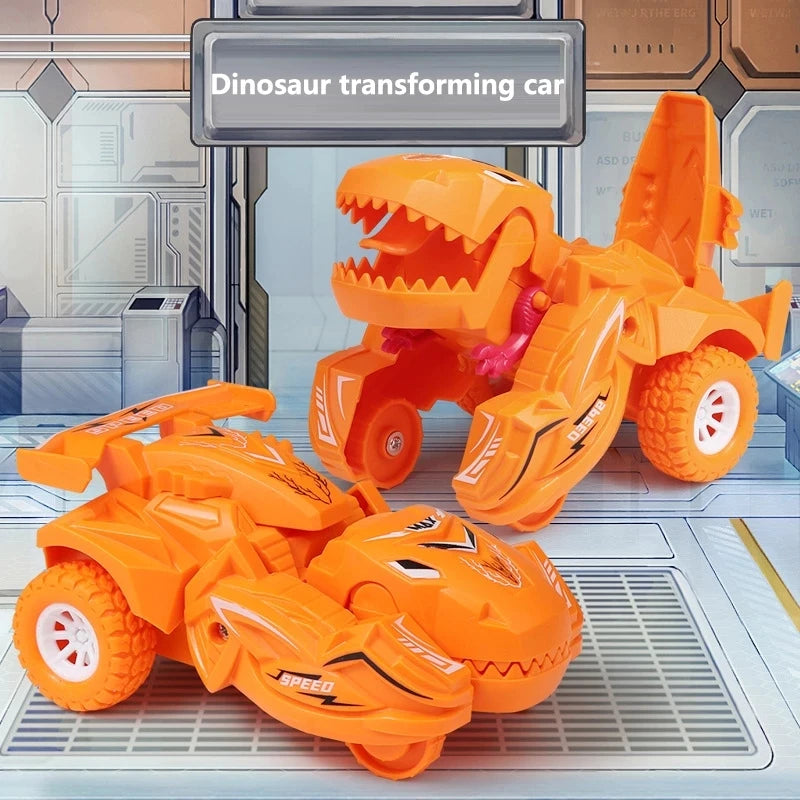 2 IN 1 Dinosaur Deformation Car Model Toy For Boys