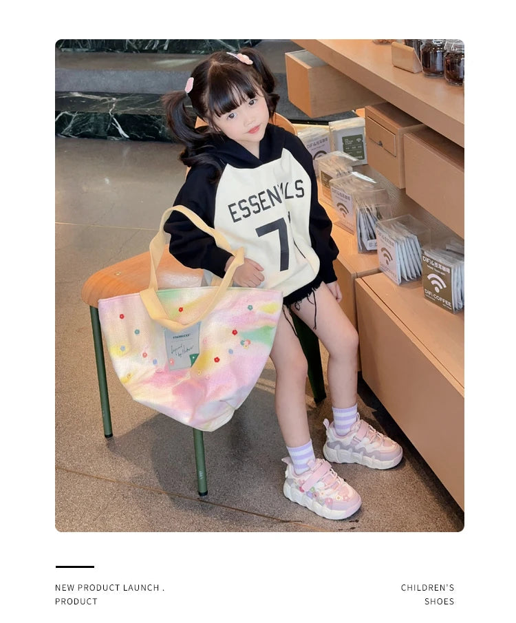 Fashion Leather Sneakers for Girls Children Casual Sports