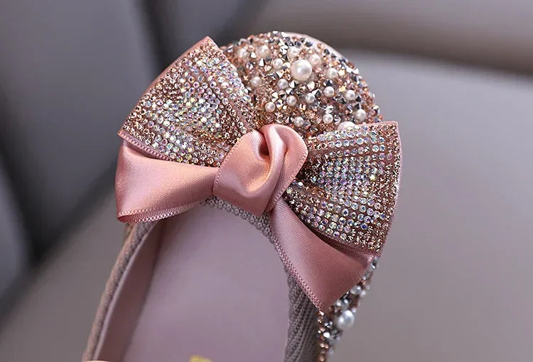 Sandals Toddler Girl Childrens Shoes Pearl Rhinestones Shining Kids Shoes