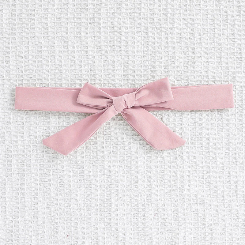 Emma Kids Dress for Girls with Pleated Skirt and Bow Tie