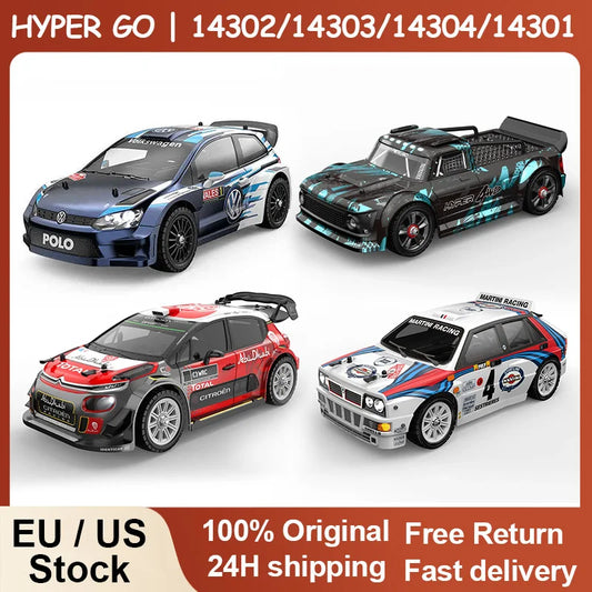 HYPER GO RC MJX 14304 14303 14302 High Speed Drift Car  With Gyroscope - Electric Toy for Kids Volkswagen Racing Gift