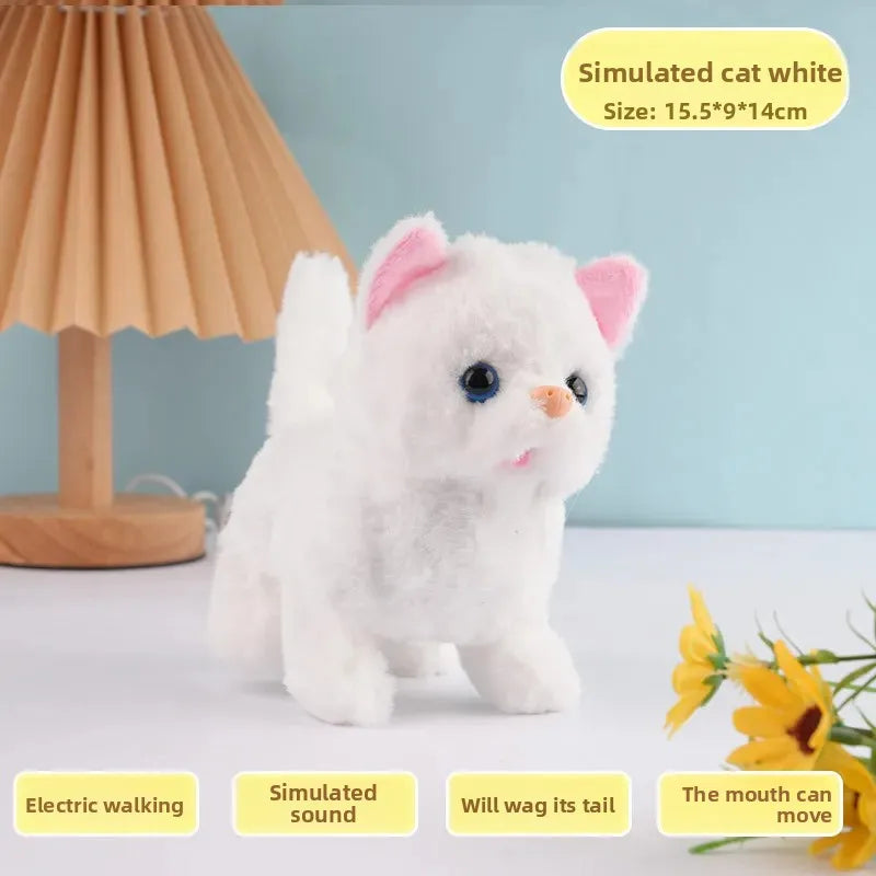 Electric Moving Cat Walking Barking Machine Interactive Simulation Mouse