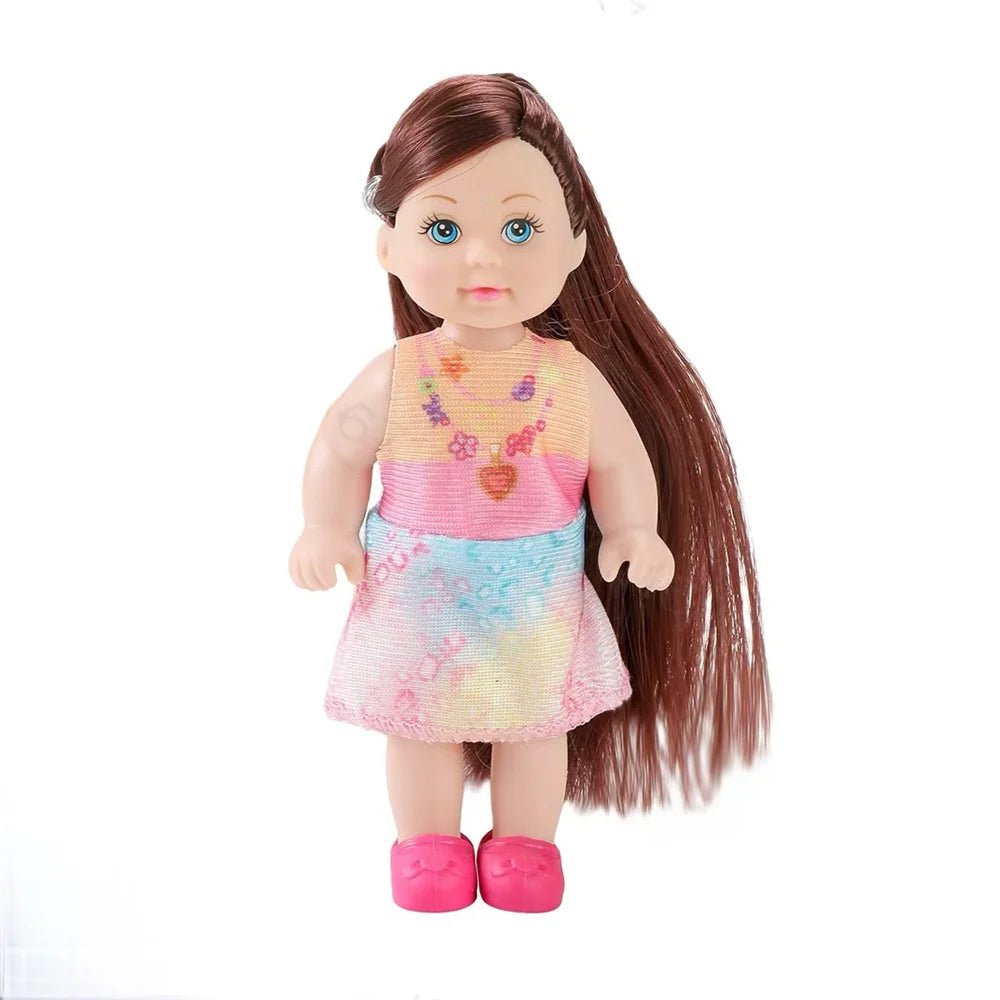 Multi style set with optional mini baby palm dolls, girl player toys, gifts