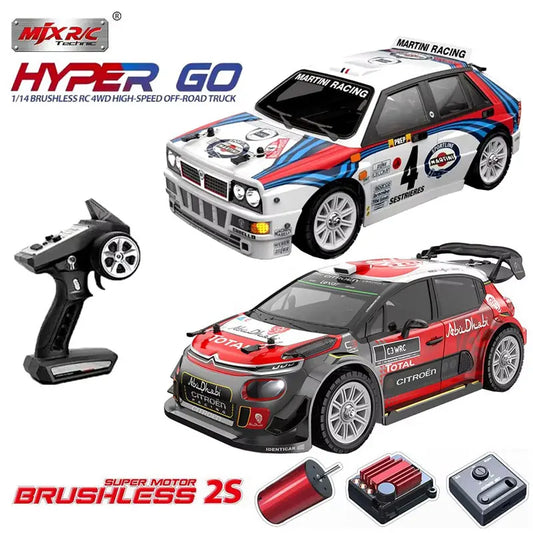 MJX Hyper Go 14304 14302 14303 1/14 4WD RC Car 65km/h Brushless 2.4G Remote Control Car